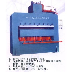 三聚氰胺貼面熱壓機價格、型號、用途信息