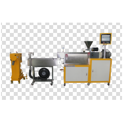 生產(chǎn)現(xiàn)實(shí)驗(yàn)單螺桿擠出造粒機(jī)組 傳動(dòng)、喂料、冷卻系統(tǒng)整機(jī)組