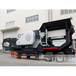 高效率、低成本—車載一體移動石料破碎機