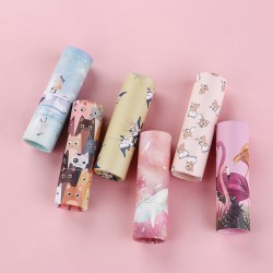 潤唇膏紙筒，口紅包裝紙罐 創意圓形禮品包裝盒