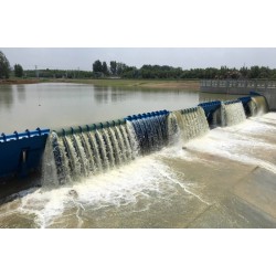 博克水利 液壓折疊壩 液壓升降壩 景觀(guān)鋼壩可定制